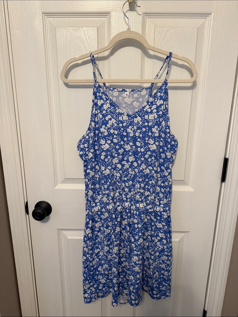 Women’s Blue Floral Romper